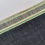 Green sticker selvedge