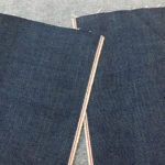 100 % natural indigo dye salvage denim