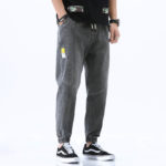 Streetwear Fashion Men Jeans Harem Pants