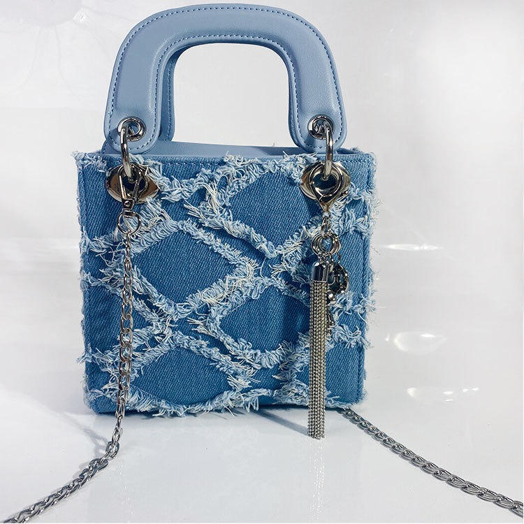 Denim Drawstring Backpacks Bags - Wholesale Bulk Pakistan