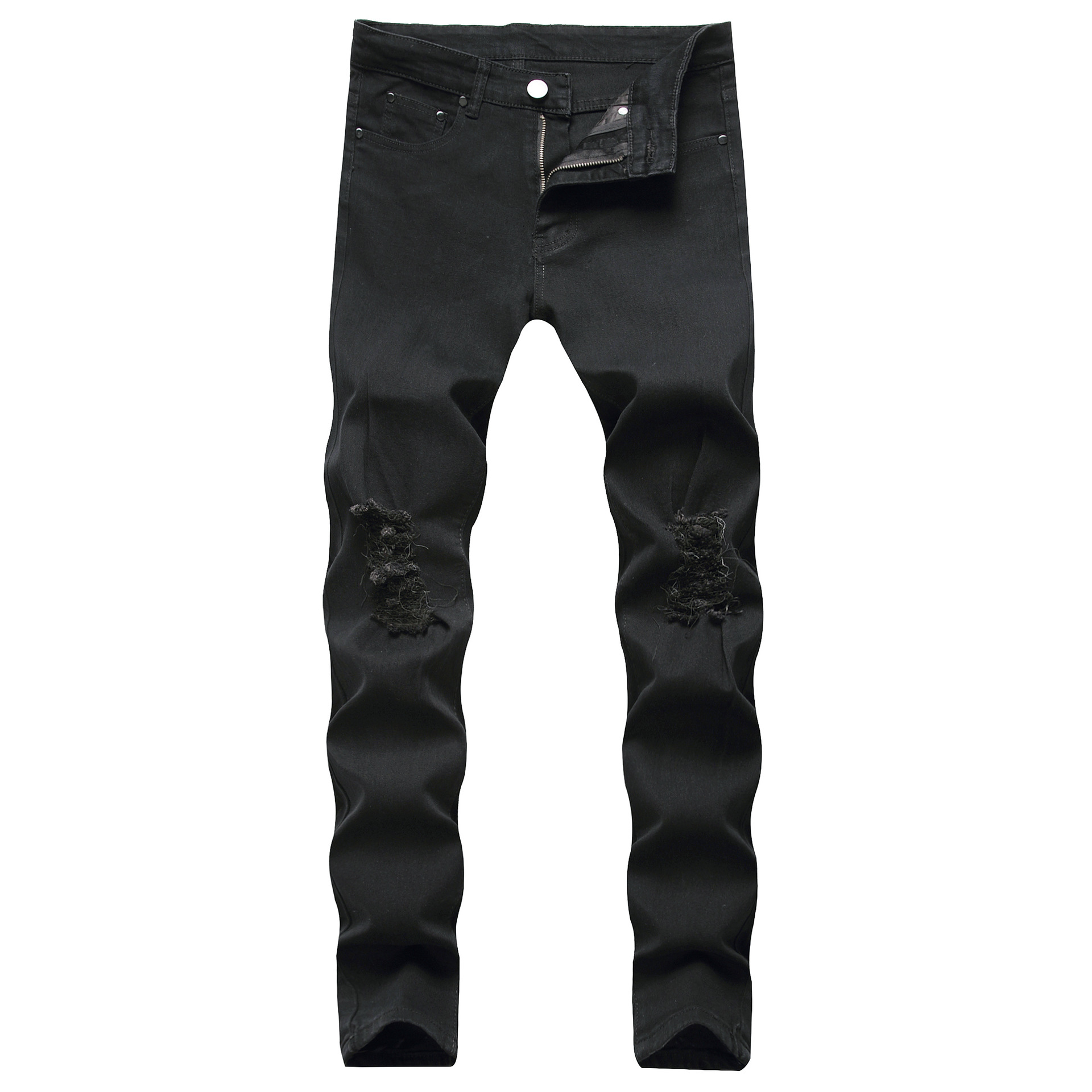 Amazon.co.jp: Men Slim Denim Men's Pants Trendy Black Slim High Waist Denim  Pants Men Casual Fashion Jeans/Casual Pants Trousers Indigo 38 : Clothing,  Shoes & Jewelry