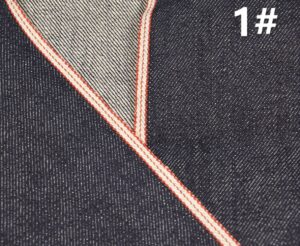 13.3oz Designer Love Style Selvedge Denim Fabric Blue Grey Selvage Slub Denim Jeans Cloth Manufacturers W28642