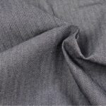 Herringbone non-selvedge denim fabric