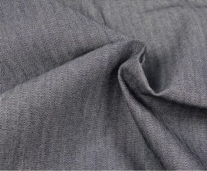 8.2oz Herringbone Non-Selvedge Denim Fabric 59 Inch Cotton Raw Denim Material Suppliers W187414n