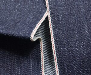 16.4oz Selvadge Sustainable Denim Fabric Manufacturers Selvedge Slubby Denim Bulk Blue Jeans Cloth Wholesale W386030