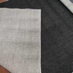 Black selvedge denim fabric