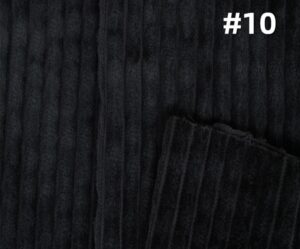 black corduroy fabric